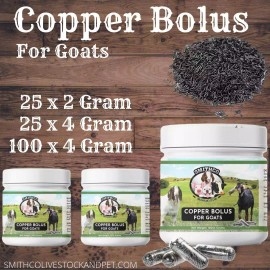 Smithco Copper Bolus for Goats (25 X 4 gram)
