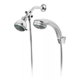 Foset Regadera Con Extensión Tipo Teléfono, Aqua, Foset 49433 Color Plateado