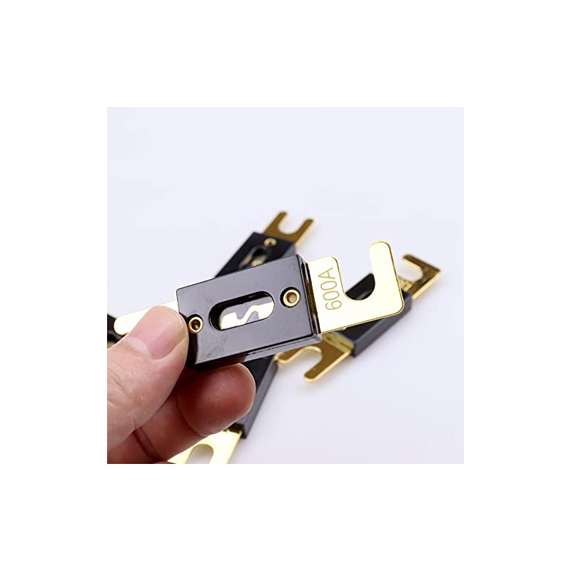 Bumbesti 600A ANL Blade Fuse Gold Plated ANL Fuse 600Amp