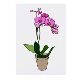 Azeeda 'Eingemachte Orchidee' Temporäres Tattoo - Hautfreundlicher & Ungiftiger Abziehbild · Wasserfest (TO00033280)