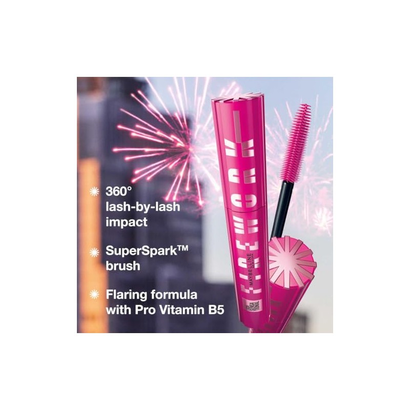 Maybelline New York Black Mascara for Maximum Length and Volume,