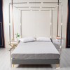 RAREFTI Canopy Bed Frame Full Queen King Size Adjustable Bed
