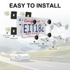 LivTee Rustproof License Plate Screws for Securing License Plates Frames