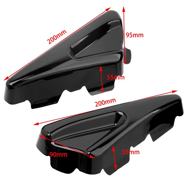 Baohatsu Motorcycle Tank Side Frame Cover ABS Plastic Side Cover