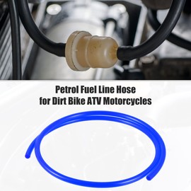 X AUTOHAUX 0.31''x39'' 8mm x 1m Tubing Carburetor Fuel Vent Line Universal Gas Line Petrol Hose Tube for ATV Dirt Bike Go Kart Moped Pocket Bike Scooter Blue
