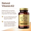 Solgar Natural Vitamin K2 (MK-7) 100 µg Vegetable Capsules -