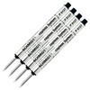 4 Pack - Schmidt P8127 Short Capless Rollerball - Black