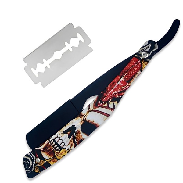 Rasierer Set,Professioneller Friseur Rasierer,Rasiermesser mit einer Klinge,Razor mit gerader Kante,Schnurrbart