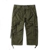 AOYOG Men’s Cargo Shorts 3/4 Relaxed Fit Below Knee Capri
