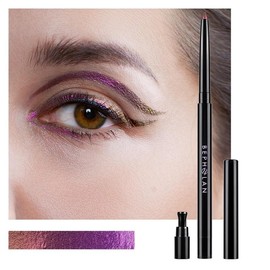 BEPHOLAN 24hr Waterproof Creamy Eyeliner Black Color Sweatproof Makeup Eyeliner Pencil - color: metallic brown