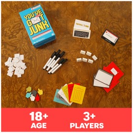 Spin Master Games, You’ve Got Junk - The Hilarious Spam-Filled Party Game, Funny Card Game, Party Game Night, Adult Card Games for Game Night, Ages 18+
