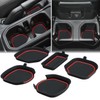 Auovo Auto Cup Holder Inserts Coaster Fit for 2020-2026 Wrangler