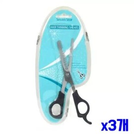 BNS [에이치플러스몰]bns 스텐 빗달린 헤어미용가위 x3개 [H Plus Mall] BNS Stainless Steel Hairdressing Scissors with Comb x3