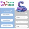 AzureRay 3D Printed Snake Toy with Dragon Eggs 3D, Movable