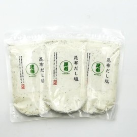 Kombu Dashi Salt, 5.6 oz (160 g) x 3 Bags, Large Capacity, Kombu Dashi Salt, 3 Pack Set, Delicious Soup, Miso Soup, Chawanmushi, Tempura Salt, All-Purpose Seasoning, Seasoning Hot Tofu