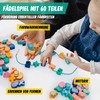 Faerly® Fädelspiel 60 Teile + Box - Montessori Spielzeug ab
