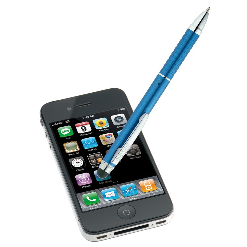 Online 31134/3D 3-Action Pen, 2-Colour Ballpoint Pen and Stylus Tip,