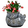 Classic Home and Garden Cement Buddies Animal Planter - Cute