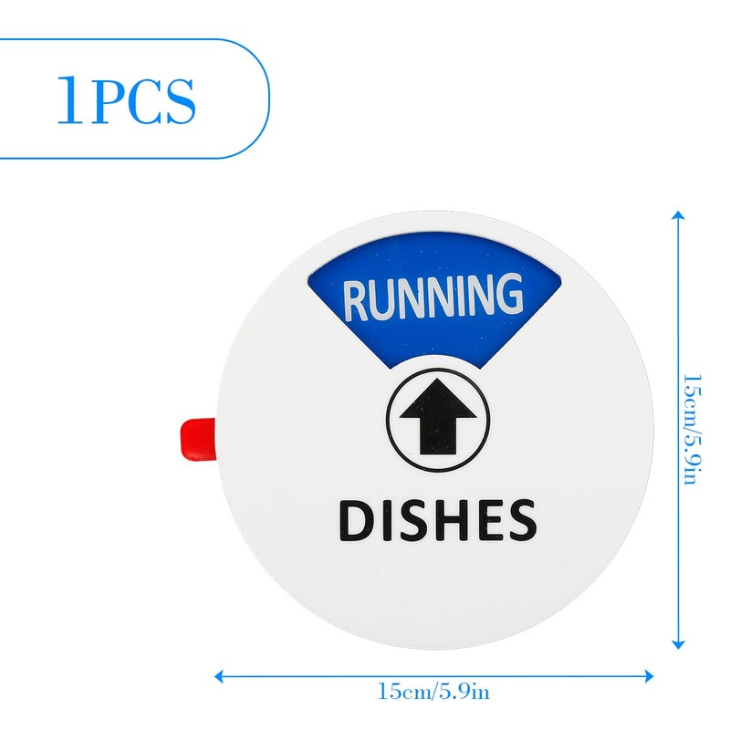 Dishwasher Magnet Clean Dirty Sign - Universal Washer Reversible Indicator