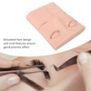 Eyelash Mannequin Head, Removable Realistic Eyelids with Eyelashes, Practice Eyelashes,