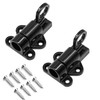 Pack of 2 Automatic Locking Door Latches, Aluminium Alloy Door