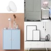OctinPris 20x White Door Knob Cabinet Retro Round Ceramic Drawer