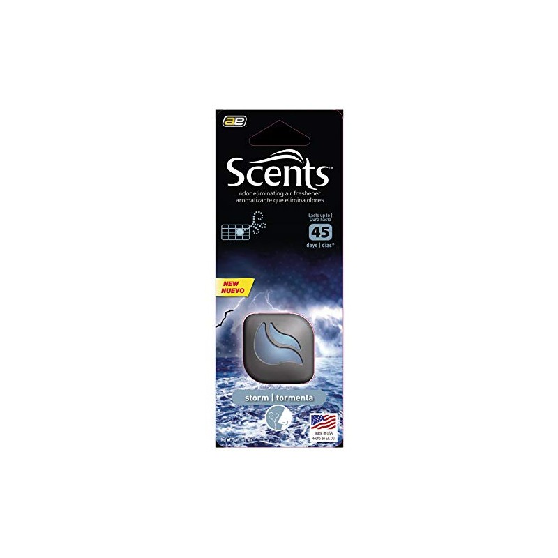 Scents Compact Diffuser Car Vent Clip Air Freshener (Storm)
