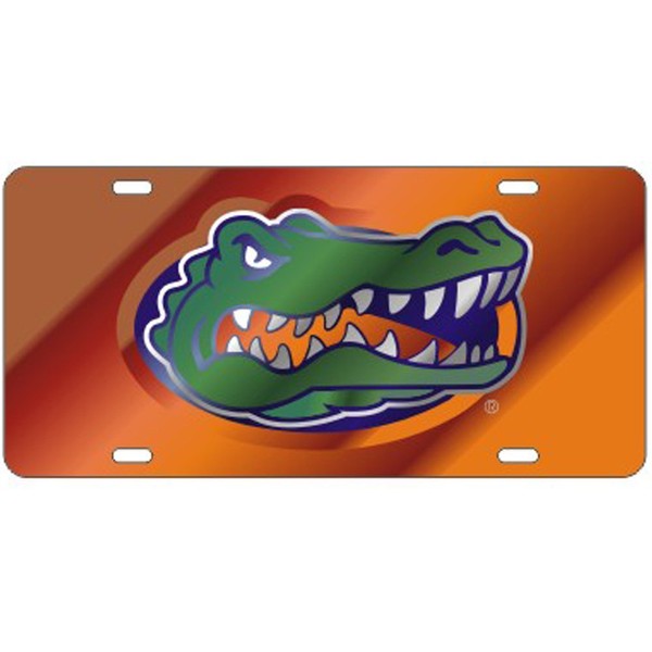 Craftique Florida Gators Orange Gator Logo Laser Cut License Plate - Gator Logo