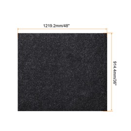 HARFINGTON BBQ Under Grill Mats 36 x 48 Inch Non Stick Reusable Grill Pad Fireproof Waterproof Floor Mats for Outdoor Grilling Decks and Patios Protector