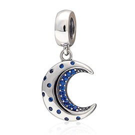 Moon Charm 925 Sterling Silver Sun Charm Star Charm Sky Charm Dangle Charm for DIY Charms Bracelet