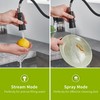 Tohlar Black Touchless Kitchen Faucet with Pull Down Sprayer, Stainless