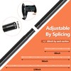 Curtain Rods No Drilling for Windows Set 66 to 120-128