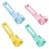 4PCS Yarn Guide Finger Holder Knitting Thimble Tool, Adjustable Plastic