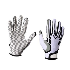 Sports Gloves, American Football Gloves, Breathable Mesh, Fingers, Medium Thickness, Non-Slip Rugby (S)