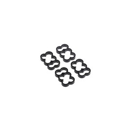 Alphacool 24761 Eiskamm Alu X6-4mm black - 4 pcs Modding Eiskamm