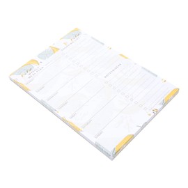 Operitacx Magnetischer Notizblock Magnetischer Einkaufslistenmagnet Magnetischer Schreibtisch-zeitplan-notizblock Magnetischer Kühlschrank-notizblock Schreibtisch-notizblock Papier