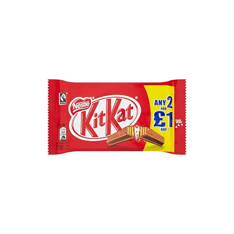 Kit Kat 4 Finger Milk Chocolate Bar - Pack of