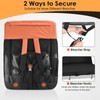 Slendor Dual-Sided Heated Stadium Seats for Bleachers with Back Support,