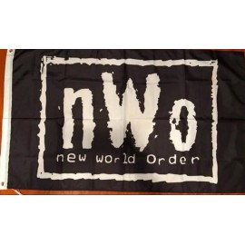 NWO New World Order Wrestling 3x5' Flag Banner  Wrestle Fan Gift Black White