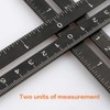 Multi Angle Measuring Ruler, 12-sides Ruler Hole Locator Aluminum Alloy
