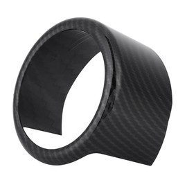 Car Decorative Front Grill Logo Ring Trim Frame Cover for Alfa Romeo Stelvio 2017-2018