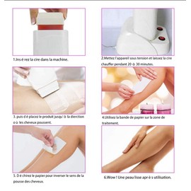 Nynelly Wax Heater Roll On Epilator Professional Roll On Device Wax Cartridges Hair Removal Double