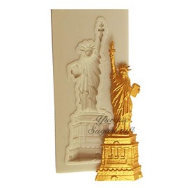 Cute Funny DIY 3D Statue of Liberty Silicone Mold Making Ice Blocks Candy Fondant Chocolates Soaps Cakes Mousse Jelly Candles