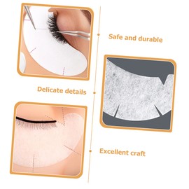 SAFIGLE 100Pcs Lash Eye Pads for Eyelash Extensions Comfortable and Breathable Gel Stencils for Upper and Lower Eyelashes Skin Friendly Makeup Aid for Beauty Salons and Personal Use