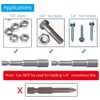 Bestgle 10Pcs 1/4 Inch Shank Nut Setter Driver Drill Bit