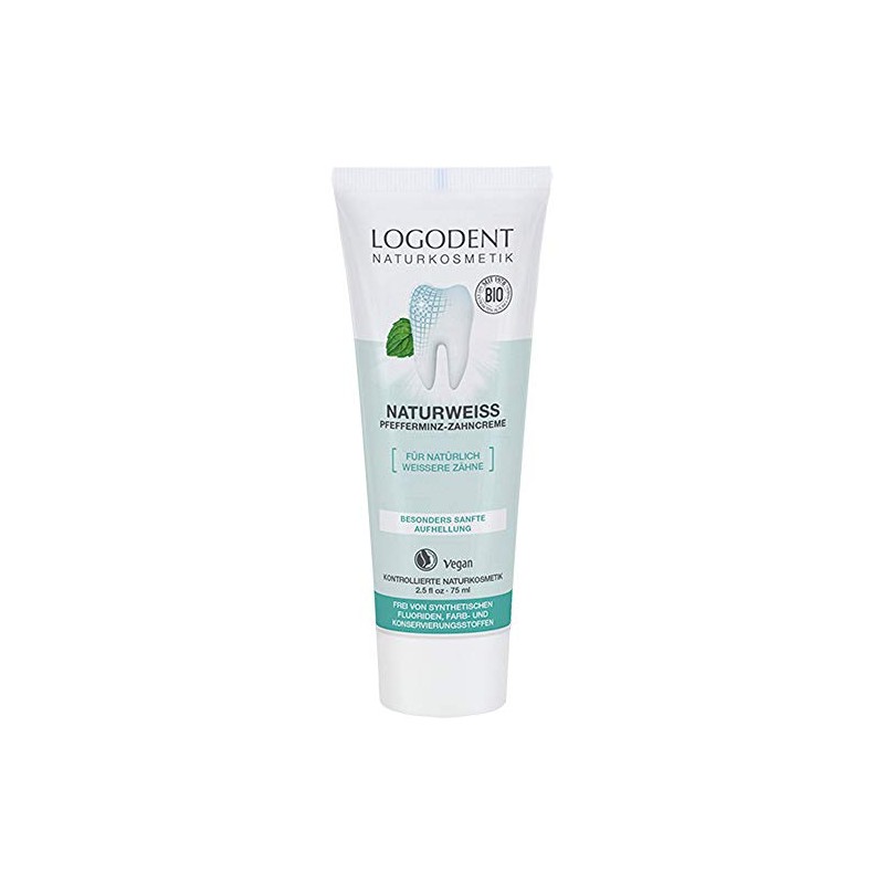 Logona Natural White Brush, 2.5 fl oz (75 ml)