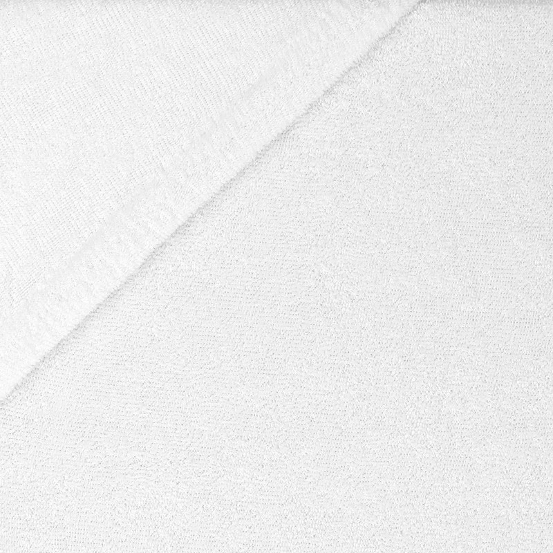 babybay Terry Towelling Fitted Sheet for Original White White