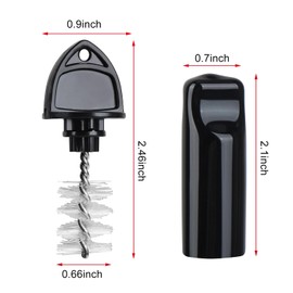FERRODAY Draft Beer Tap Plug 10 Pieces Keg Faucet Tap Plug Brush Draft Beer Rubber Tap Soother Covers Beer Faucet Brush Plug Beer Faucet Tap Cleaning Plug - 5+5 Keg Faucet Brush Plugs for Keg Beer Tap