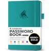 Clever Fox Password Book with Alphabetical tabs. Internet Address Organizer
