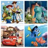 Educa - Pixar Films, 4-in-1 Puzzle with 12/16/20/25 Pieces, Puzzle